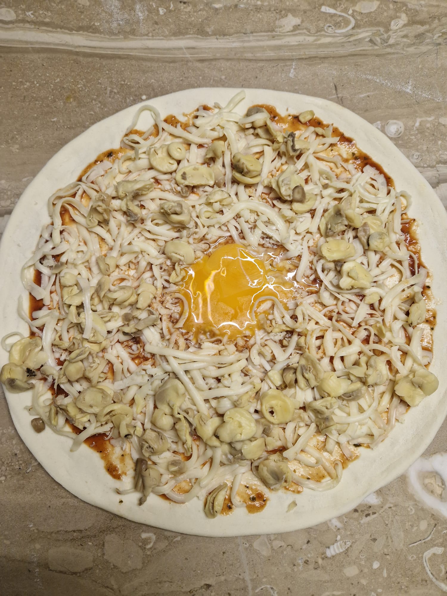 110.Sos, kaçkavall, këpurdha, vezë