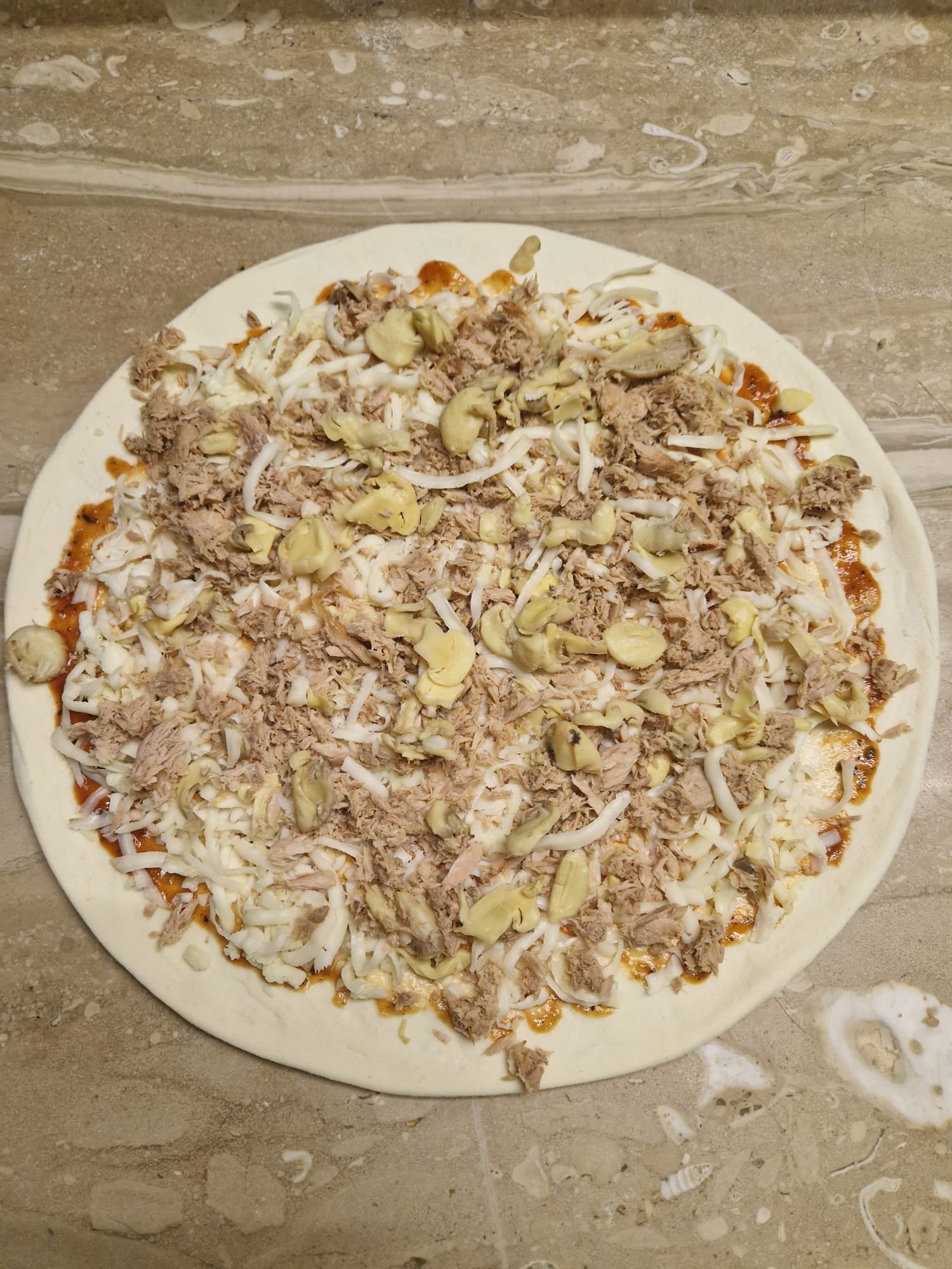 111.Sos, kaçkavall, këpurdha, tuna